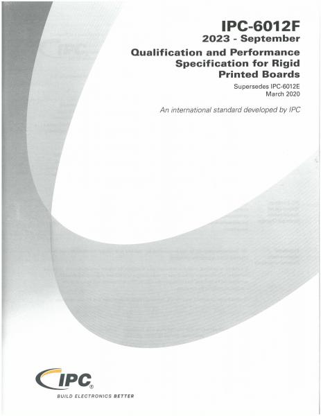 IPC-6012F: Qualification and Performance Specification for Rigid Printed Boards
