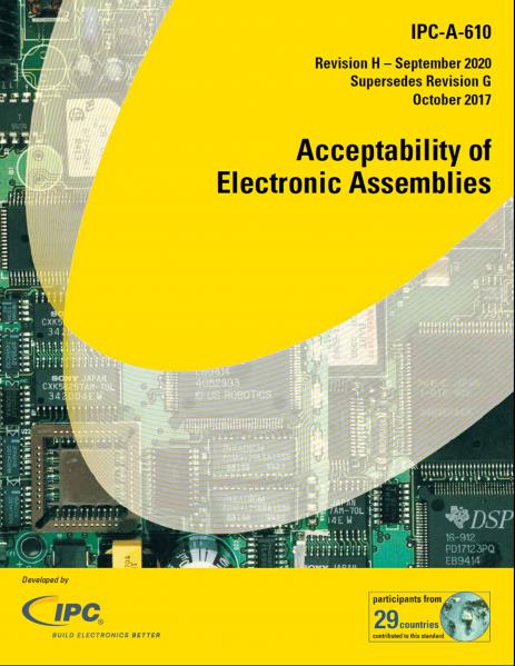 IPC-A-610H Acceptability of Electronic Assemblies