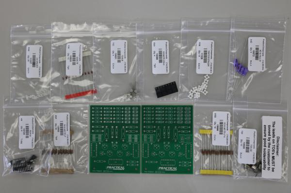 PC013 Through-Hole Training Kits - 2 PCBs & Parts