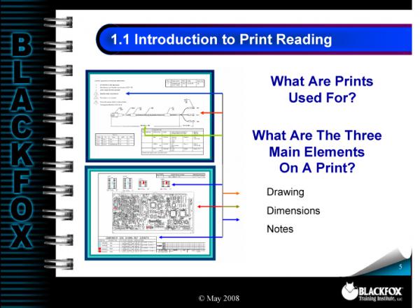 Cable Assembly Print Reading Training Materials