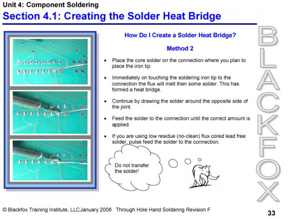 Through-Hole Soldering Training Materials 